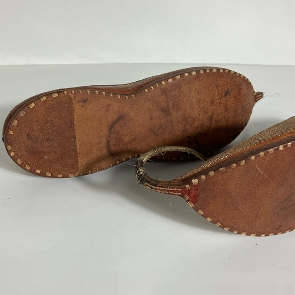 Vintage Arabian Persian Handmade Genie Slippers - Picture 8 of 12